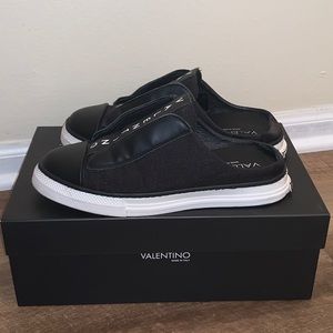 Valentino by Mario Viola Canvas Mule Sneakers